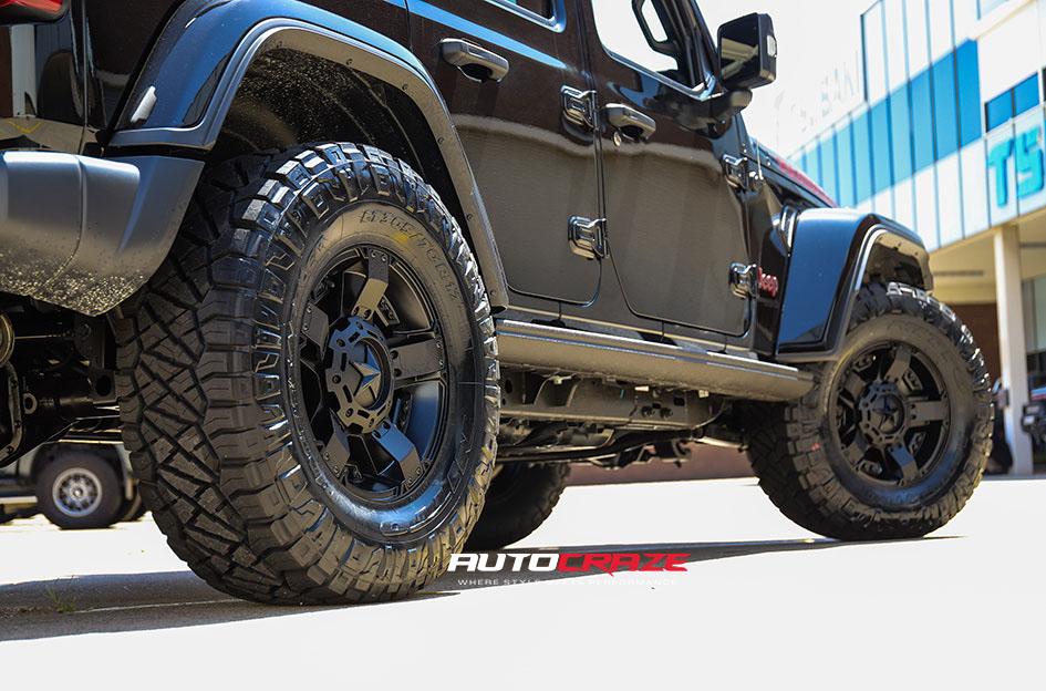 JEEP WRANGLER ROCKSTAR XD 2 MATTE BLACK